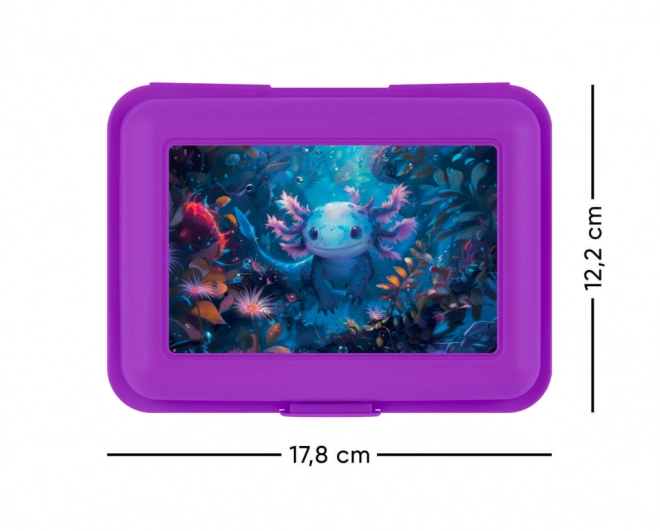 Baagl madkasse med Axolotl motiv
