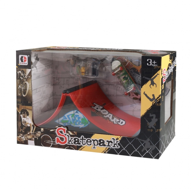 Skatepark - rampe til skateboard/fingerboard skruefast