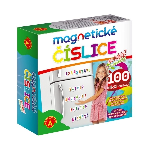 Magnetiske tal til køleskabet