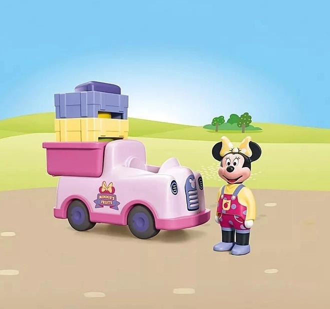 Sæt af figurer JUNIOR & Disney Mickey Mouse og frugtsortering