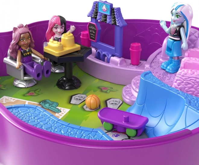Kompakt sæt Polly Pocket og Monster High