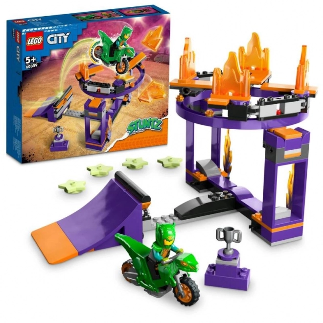Kaskaderudfordring med rampe og ring LEGO City Stuntz
