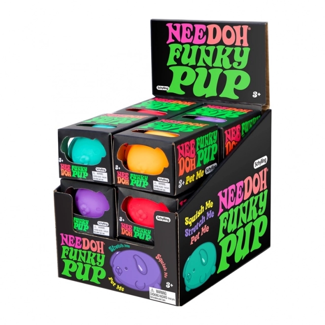 Schylling Funky Pup NeeDoh 1 stk