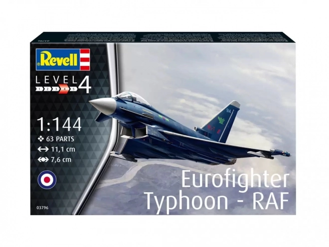 Plastikmodel af Eurofighter Typhoon RAF 1/144
