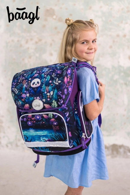 BAAGL Skole Rygsæk Ergo Jungle Panda