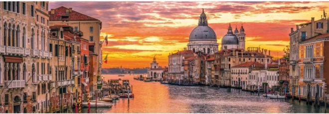 Puslespil 1000 brikker Compact Panorama Grand Canal Venedig