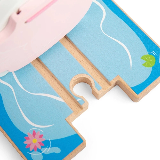 Pastelfarvet sø og fine detaljer