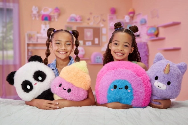 Stor Fluffie Stuffiez Bamse - Regnbue