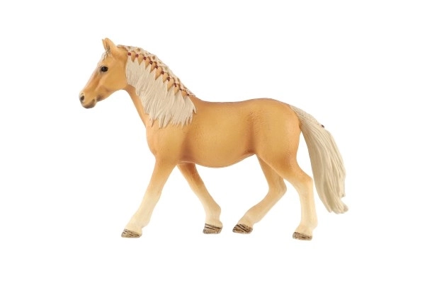 Hjemlig palomino hest zooted plast 13cm i pose