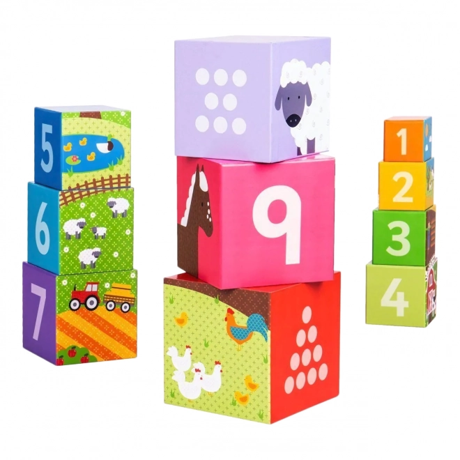 Bigjigs Toys Didaktiske klodser gård