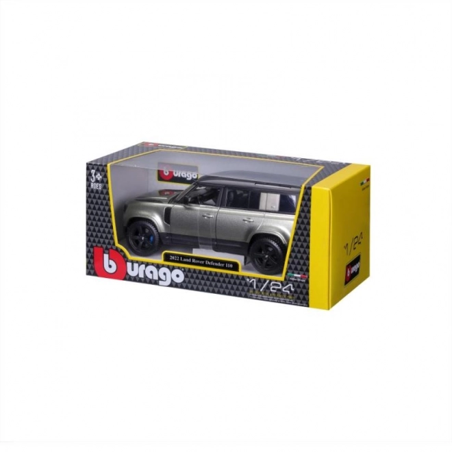 Metal modelbil Land Rover Defender 110 grøn