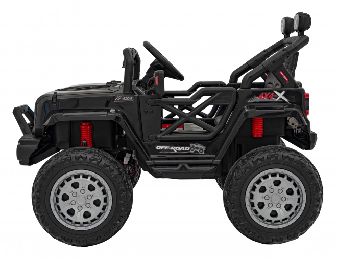 Børne elektrisk off-road bil sort