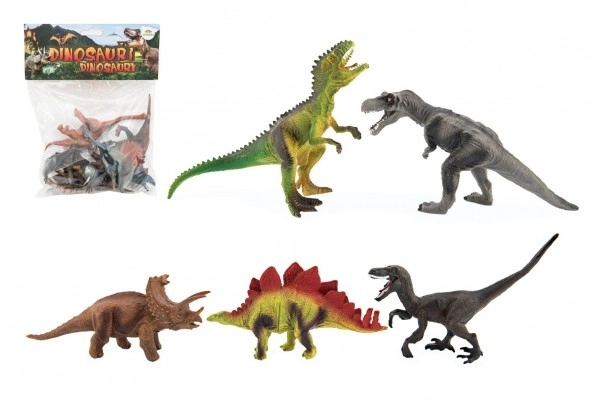Dinosaur plastik 15-18cm 5 stk i pose