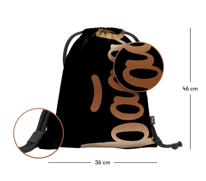 Rygtaske BAAGL Metallic Bronze