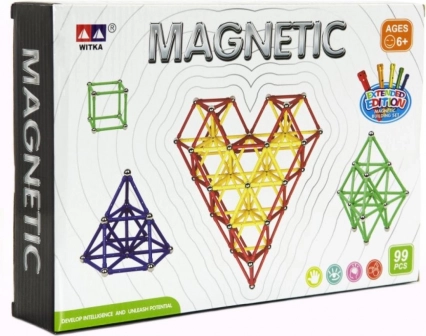 Magnetisk byggesæt – 99 dele