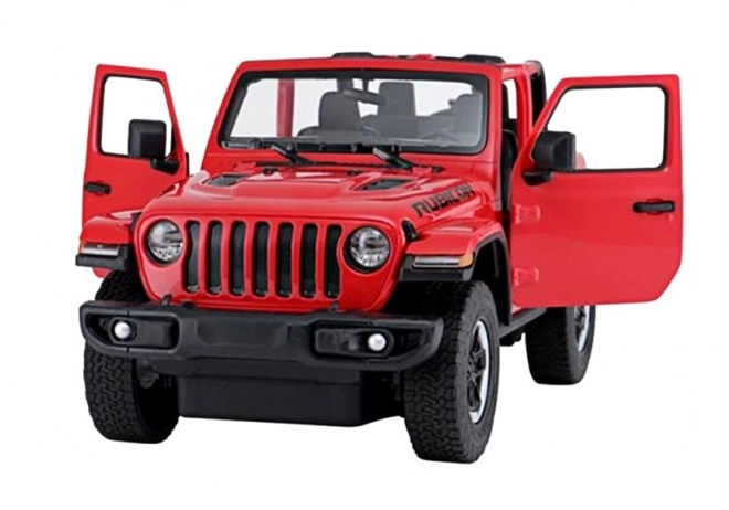 Auto R/C Jeep Wrangler Rubicon 1:14 Rastar – Rød