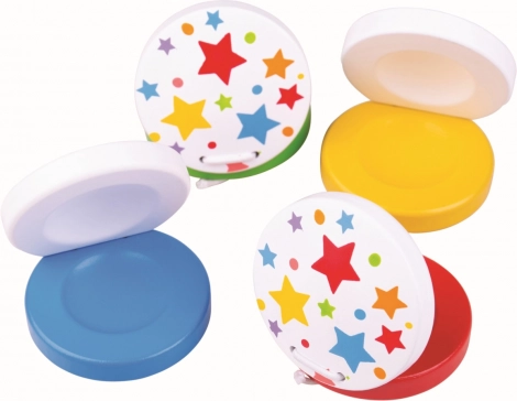 Bigjigs Toys kastagnetter med stjerner – blå