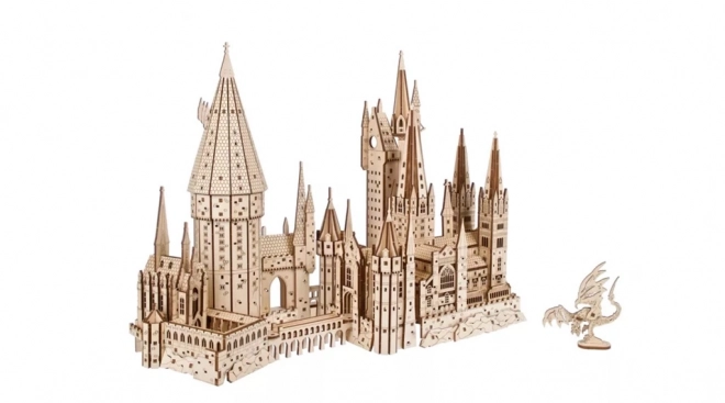 Ugears 3D træmekanisk puslespil Hogwarts Slot, Harry Potter