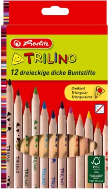 Trilino farveblyanter 12 farver HERLITZ