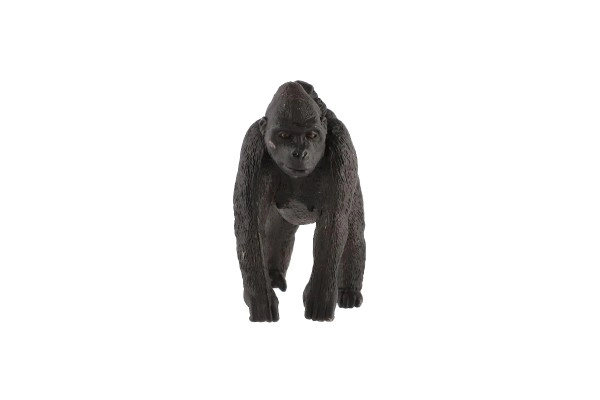 Gorilla med unge i plastpose 9cm