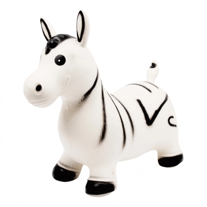 Oppustelig hoppebold Zebra til børn