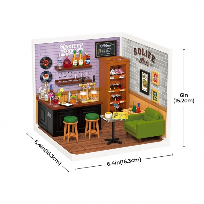 RoboTime Miniature dukkehuset Pub Cheers