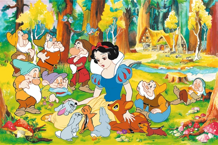 Puslespil Disney: Snehvide og de syv dværge, 600 brikker