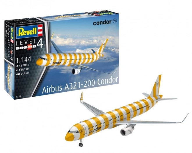 Model af fly Airbus A321-200 Condor 1:144