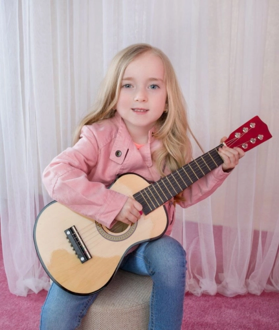 Guitar træ/metal 57cm i æske
