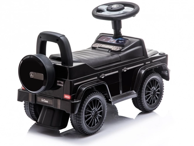 Gåbil Mercedes G-Klasse sort med horn og motorlyd