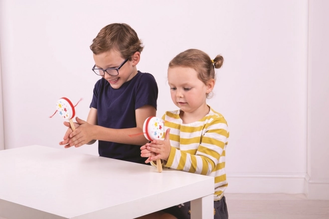 Bigjigs Toys Træ roterende tromme stjerner 1 stk