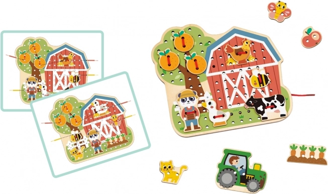 2Kids Toys Snørespil Gården