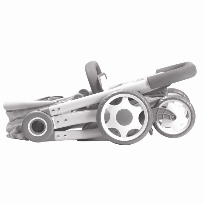 DeCuevas 80586 Sammenklappelig dukkevogn 3 i 1 med taske FUNNY 2023 - 70 cm