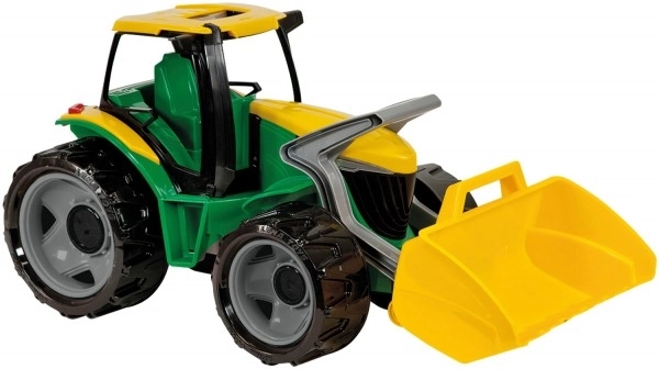 Børnetraktor med skovl Grøn-gul