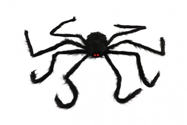 Stor Halloween plys edderkop 125 x 8 cm