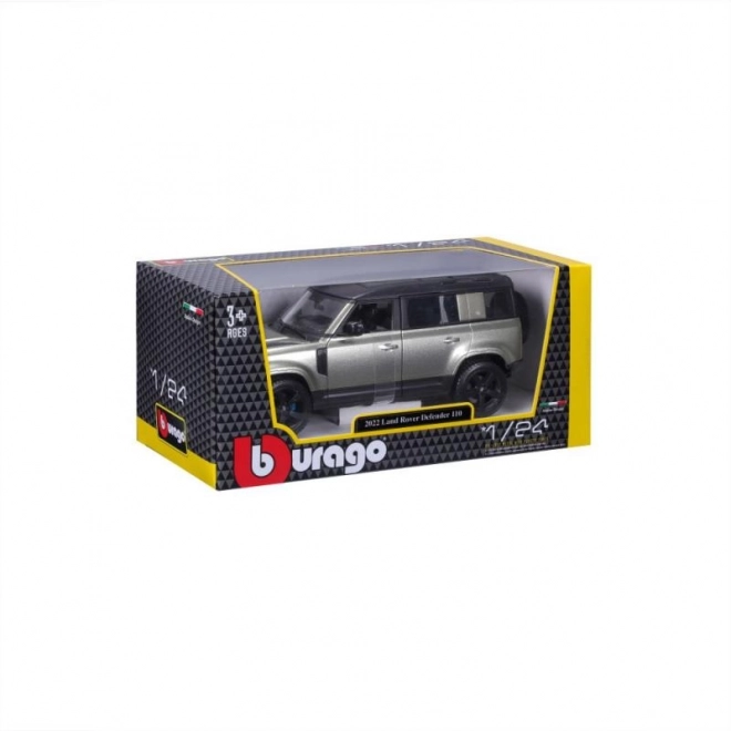 Metal modelbil Land Rover Defender 110 grøn