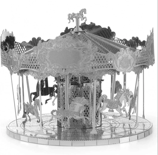 Metal 3D-puslespil METAL EARTH – karrusel