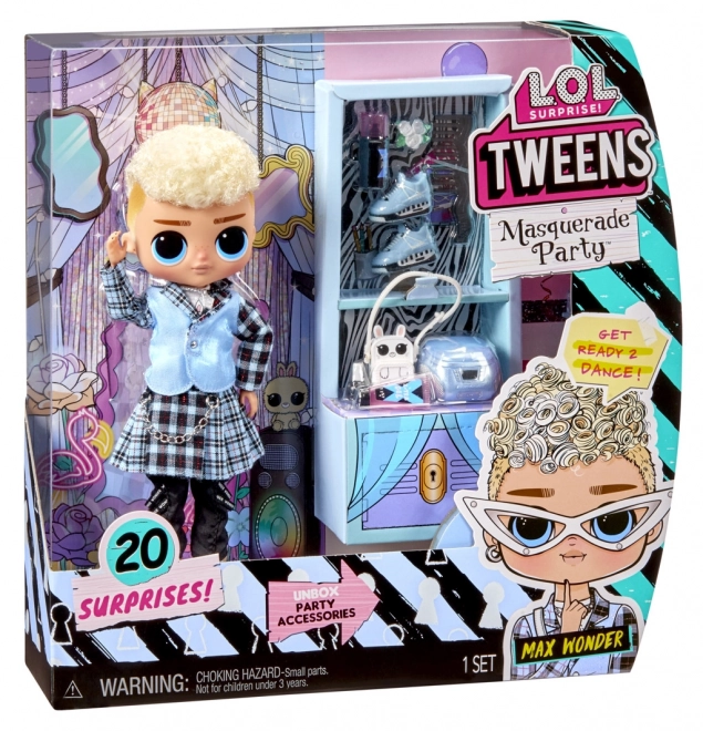 Tweens L.O.L. Surprise! maskeradebals dukke Max Wonder