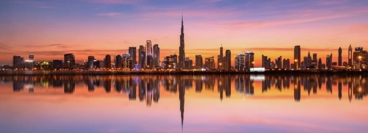 Panoramapuslespil Dubai-panorama 1000 brikker