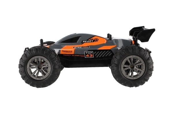 Auto RC Buggy hastighed 2,4GHz plast 25cm med batteri i kasse 31x14x18cm – Orange
