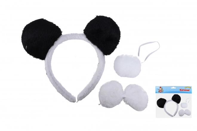Sæt karneval - panda