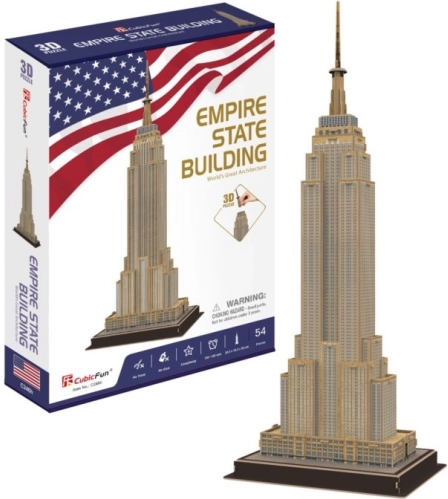 CubicFun 3D-puslespil Empire State Building 54 brikker