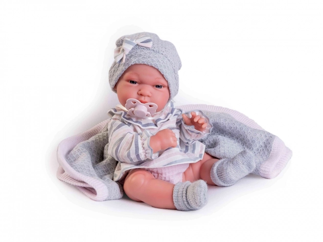 Antonio Juan 60029 TONETA - realistisk babydukke med hele krop i vinyl - 33 cm