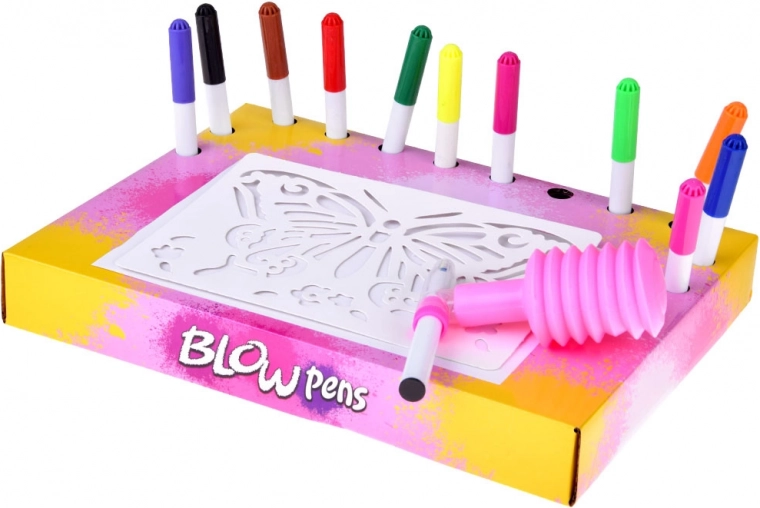 Genanvendelige skabeloner og holder til tuscher