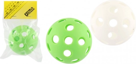 Floorballbold af plast 7 cm, mix af farver