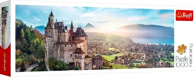 Panoramapuslespil 1000 brikker – slottet Menthon, Frankrig