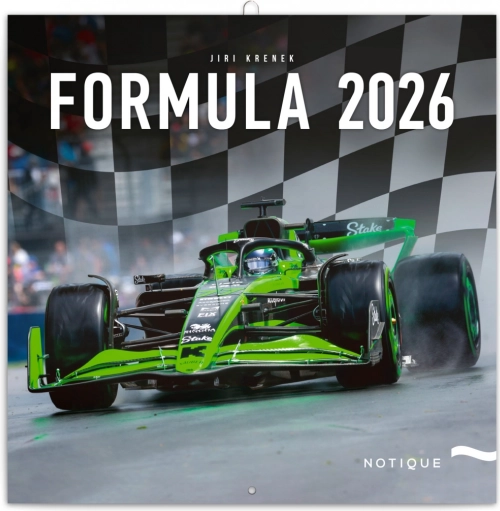 Notatkalender Formel 1 – Jiří Křenek 2026