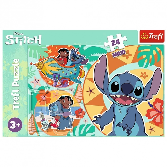 Puslespil Lilo & Stitch for børn, 24 brikker