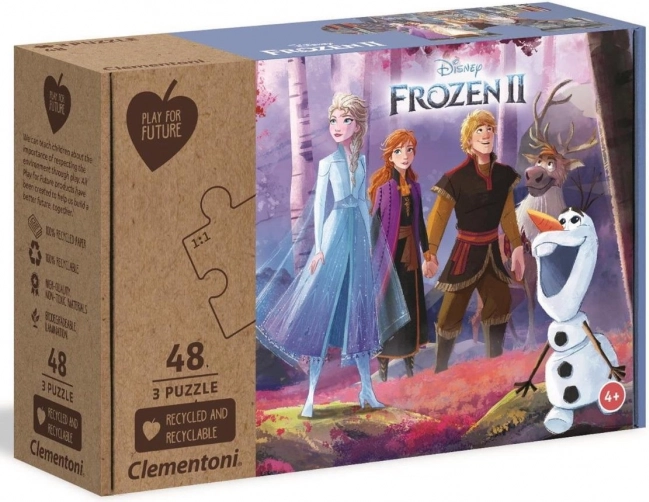 Børnepuslespil Frost 2 - 3x48 brikker