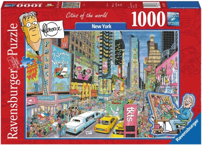 Ravensburger puslespil Verdens byer New York 1000 brikker